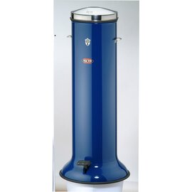 Abfallbehälter SERIE 300 24 ltr Stahlblech Hammerschlag-Optik mit Fußpedal Ø 230 mm  H 900 mm Produktbild