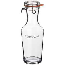 Karaffe LOCK-EAT® Glas 1000 ml mit Deckel Bügelverschluss 108 mm H 278 mm Produktbild