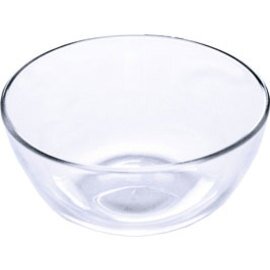 Glas-Schale ASTORIA TRANSPARENT, Ø 24 cm, Inhalt 390 cl, Höhe 109 mm, Gewicht 1.360 gr. Produktbild