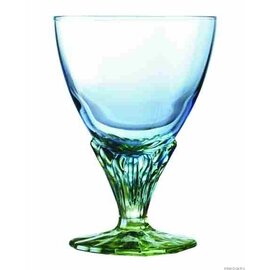 Eisschale BAHIA 350 ml Glas grünblau mit Relief  Ø 101 mm  H 142 mm Produktbild
