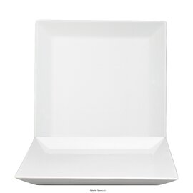 Teller KIMI Porzellan weiß quadratisch  Ø 374 mm | 270 mm  x 270 mm Produktbild
