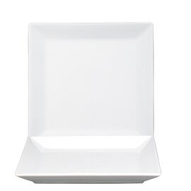 Teller KIMI Porzellan weiß quadratisch  Ø 198 mm | 140 mm  x 140 mm Produktbild