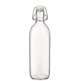 Flasche EMILIA Glas 1000 ml mit Deckel Bügelverschluss Ø 85 mm H 302 mm Produktbild