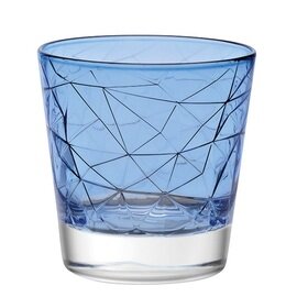 Whiskybecher DOLOMITI Blue 29 cl blau mit Relief Produktbild