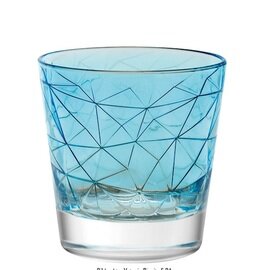 Whiskybecher DOLOMITI Acqua 29 cl blau mit Relief Produktbild