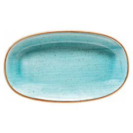 Platte AURA AQUA Gourmet oval Porzellan 335 mm x 195 mm Produktbild