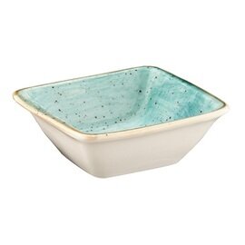 Schale AURA AQUA Moove rechteckig Porzellan 85 mm x 80 mm H 30 mm Produktbild