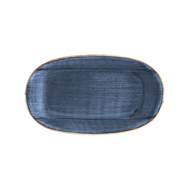 Platte AURA DUSK oval Porzellan 238 mm x 142 mm Produktbild