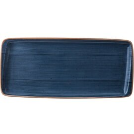 Platte Moove Dusk AURA Porzellan dunkelblau rechteckig | 340 mm  x 160 mm Produktbild