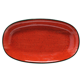 Platte AURA PASSION oval Porzellan 335 mm x 195 mm Produktbild