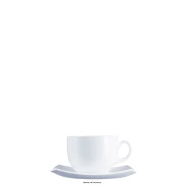 Kaffeetassenset DELICE WEISS 220 ml Hartglas mit Untertasse  H 62 mm Produktbild