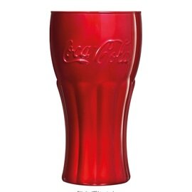 Colabecher ORIGINAL COCA-COLA MIRROR FH37 37 cl rot mit Relief Produktbild