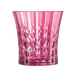 Whiskybecher LADY DIAMOND 27 cl pink mit Relief Produktbild