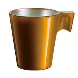 Heißgetränkebecher Longo Gold 220 ml Hartglas goldfarben mit Henkel Produktbild