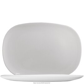 Platte Spargel-Hax´n SOLUTIONS | Hartglas weiß | rechteckig 340 mm  x 240 mm Produktbild