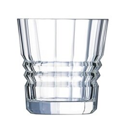 Whiskybecher ARCHITECTE FB32 32 cl mit Relief breiter Farbrand Produktbild