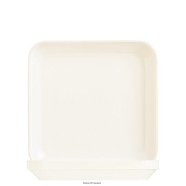 RESTPOSTEN | Teller quadratisch MEKKANO Porzellan cremeweiß quadratisch | 240 mm  x 240 mm Produktbild