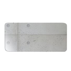Servierplatte CONCRETE Porzellan grau rechteckig | 275 mm  x 130 mm Produktbild