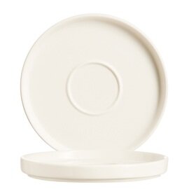 RESTPOSTEN | Untertasse FJORDS Porzellan cremeweiß Ø 120 mm Produktbild