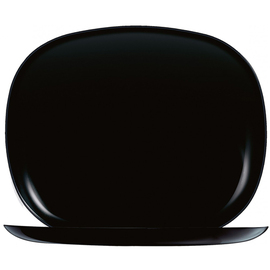 Platte EVOLUTIONS BLACK | Hartglas schwarz | rechteckig 280 mm x 230 mm Produktbild