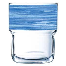 Stapelbecher BRUSH LOG FB27 27 cl blau breiter Farbrand Produktbild