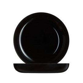 Coupteller tief EVOLUTIONS BLACK 950 ml | Hartglas schwarz Ø 212 mm Produktbild