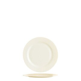 Teller flach INTENSITY UNI | Hartglas cremeweiß  Ø 160 mm Produktbild
