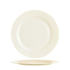 RESTPOSTEN | Teller flach INTENSITY UNI | Hartglas cremeweiß  Ø 275 mm Produktbild
