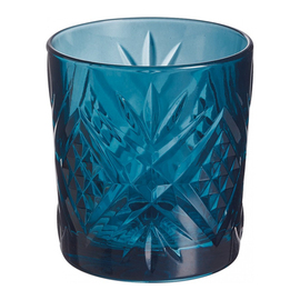 Whiskyglas BROADWAY blau 30 cl mit Relief Produktbild
