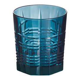 Whiskyglas BRIXTON blau 30 cl mit Relief Produktbild