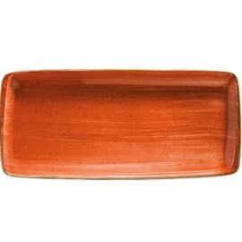 Platte AURA TERRACOTTA Moove Terracotta rechteckig Porzellan 340 mm x 160 mm Produktbild