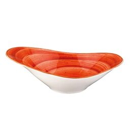 Schale 750 ml AURA TERRACOTTA Stream Terracotta Porzellan 270 mm x 190 mm H 82 mm Produktbild