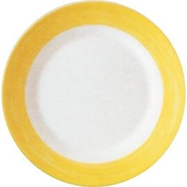 Suppenteller tief Ø 225 mm BRUSH YELLOW Hartglas Produktbild