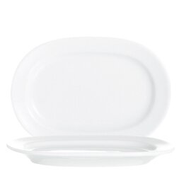 Platte, oval, "CANDOUR UNI WEISS", 190 x 130 mm, H 15 mm Produktbild