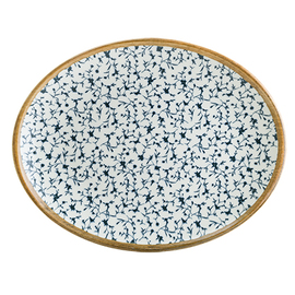 Platte 310 mm x 240 mm CALIF Moove Porzellan Dekor floral oval Produktbild