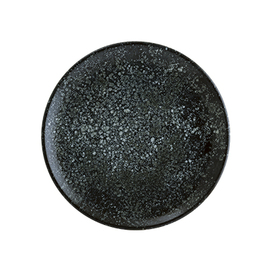 Teller flach ENVISIO COSMOS BLACK Gourmet Porzellan schwarz Ø 210 mm Produktbild