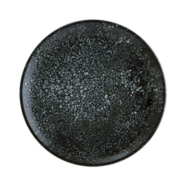 Teller flach ENVISIO COSMOS BLACK Gourmet Porzellan schwarz Ø 270 mm Produktbild