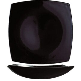 Teller DELICE SCHWARZ | Hartglas schwarz | quadratisch 200 mm  x 200 mm Produktbild