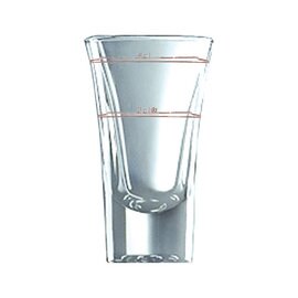 Schnapsglas DUBLINO 5,7 cl mit Eichstrich 2 cl + 4 cl Produktbild