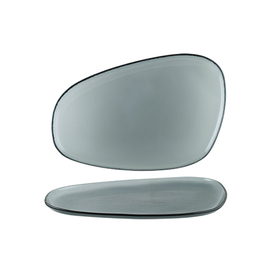 Platte VAGO GLASS oval Glas 290 mm x 140 mm Produktbild