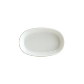 Schale HYGGE CREAM 60 ml Premium Porcelain weiß oval | 100 mm x 65 mm H 22 mm Produktbild