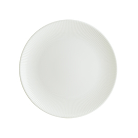 Teller flach ENVISIO IRIS WHITE Gourmet Porzellan weiß Randrillen Ø 210 mm Produktbild