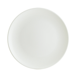 Teller flach ENVISIO IRIS WHITE Gourmet Porzellan weiß Randrillen Ø 250 mm Produktbild
