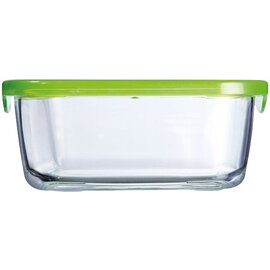 Vorratsbehälter KEEP N BOX mit Deckel grün transparent 1,17 ltr  L 169,5 mm  B 169,5 mm  H 65,5 mm Produktbild