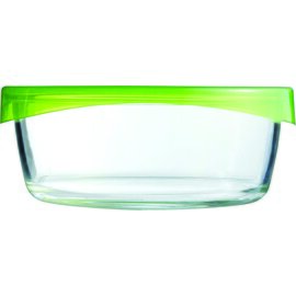 Vorratsbehälter KEEP N BOX mit Deckel grün transparent 0,88 ltr  Ø 164 mm  H 65,5 mm Produktbild