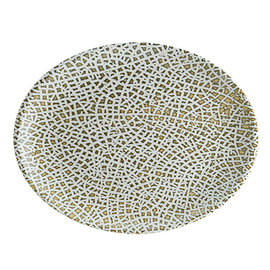 Platte ENVISIO LAPYA WOOD Moove Porzellan oval | 310 mm x 240 mm Produktbild