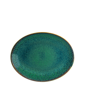 Platte ORE MAR Moove Porzellan grün oval | 250 mm x 190 mm Produktbild