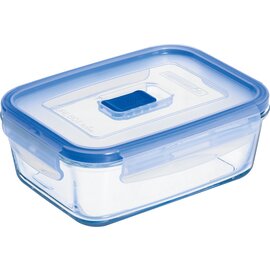 Vorratsbehälter PURE BOX ACTIVE mit Deckel transparent blau 0,82 ltr  L 174 mm  B 127 mm  H 59,5 mm Produktbild