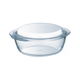 Kasserole 4 in 1 oval aus Borosilikatglas 1300 ml Produktbild