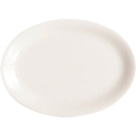 Restposten | Platte, oval, "EMBASSY WHITE", 220 X 160 mm, H 20 mm Produktbild